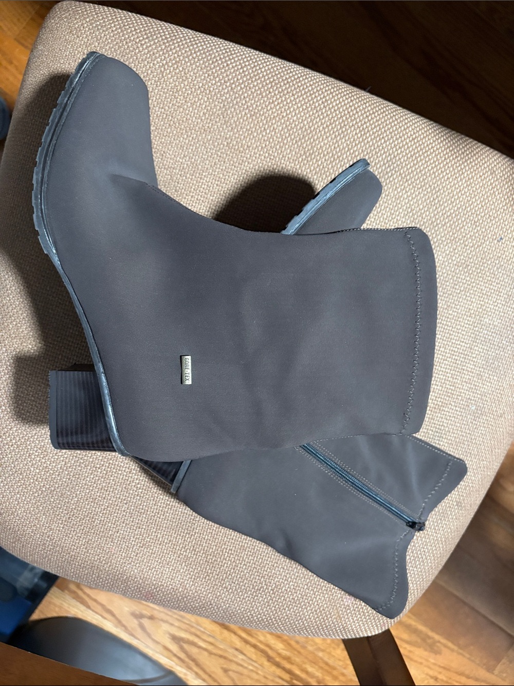 Ara Gore-Tex Waterproof Ankle Boots | Taupe Brown | Size US 9.5 / UK 7G